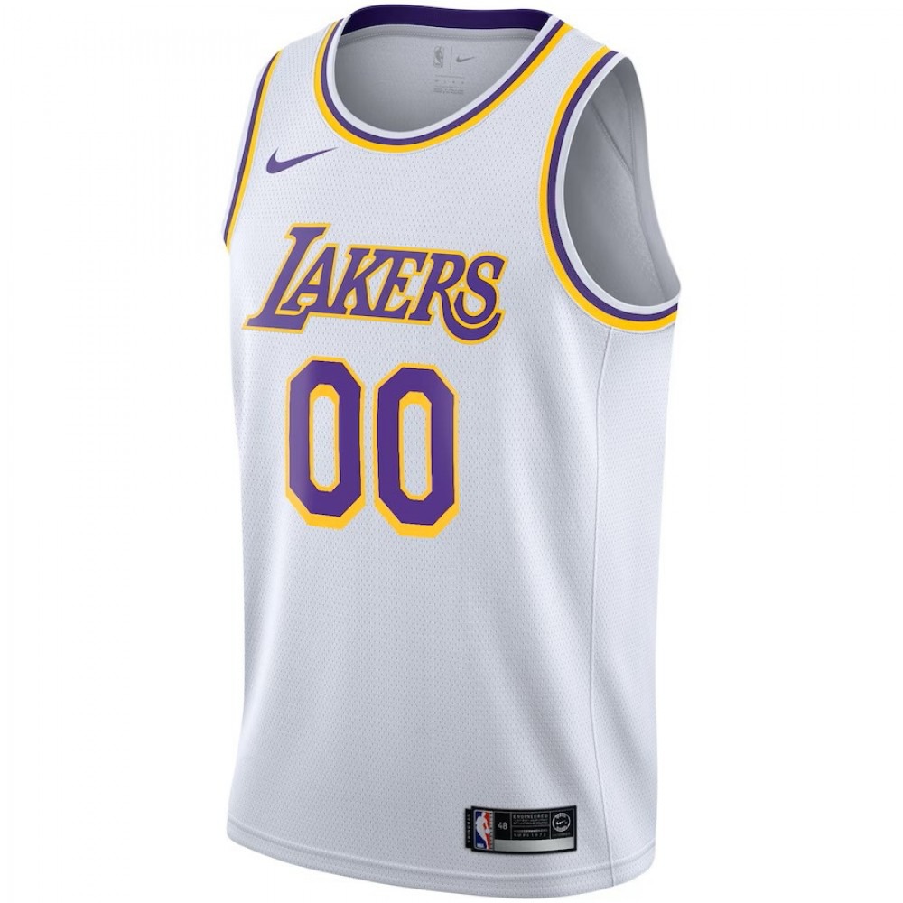 Los Angeles Lakers Youth Swingman Custom Jersey White - Association Edition-Pro Kit Vault | Brand New 26/27 Sports Jerseys
